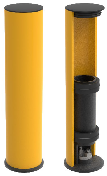 180 Flexible Anti collision Column H600